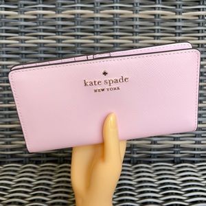 Kate Spade staci large slim bifold wallet